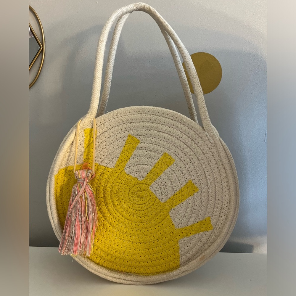 Meri Meri Sun Rope Round Tote Bag